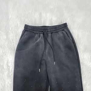 ชุดวอร์มกางเกงมีฮู้ดและกางเกงขาบานพิมพ์ลายกรดระบายเหงื่อชุดวอร์ม2ชิ้นแบบกำหนดเอง - Product Image 5