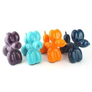 Escultura de laca de perro con globo, esculturas lacadas de tendencia caliente, ideal para Decoración - Product Image 6