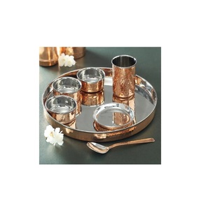 Service de table en acier inoxydable et cuivre de qualité supérieure pour la décoration de la maison et du Restaurant - Product Image 1