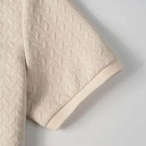 Invierno nuevo Unisex Jacquard pulóver camiseta pesada Color sólido cuello con capucha secado rápido transpirable moda Casual corto - Product Image 4