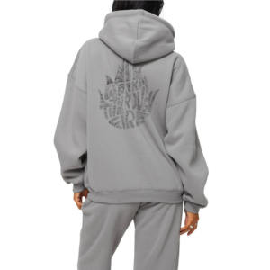 Sudadera con Capucha para Mujer, Invierno, Manga Larga, Impermeable, Transpirable, 100% Algodón - Ropa de Calle Moderna para Adultos - Product Image 4