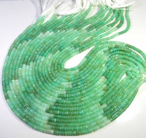 Cuentas de Cristal de Crisoprasa Natural Multicolor de 4.5mm, Grado Superior, Forma Redonda, Lisas, Hilo de 14 Pulgadas, Verde, para Fabricación de Joyería DIY - Product Image 5