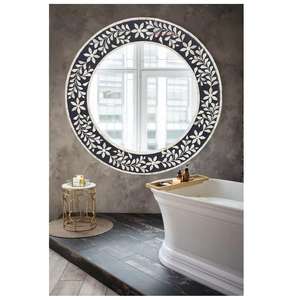 Marco de Espejo con Incrustaciones de Hueso Elegante, Decoración de Pared de Estilo Marroquí Hecha a Mano, Mejor Calidad, Precio al por Mayor - Product Image 5