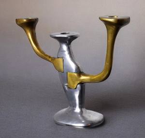 Portavelas de Metal hecho a mano, candelabros decorativos elegantes para el hogar, Hotel, boda y uso de exhibición de mesa - Product Image 2