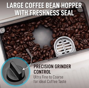 <span class=keywords><strong>Cafetera</strong></span> Súper Automática con Molinillo Incorporado, Vaporizador, Autolimpieza y Panel Táctil para Café en Grano y Molido - Product Image 4