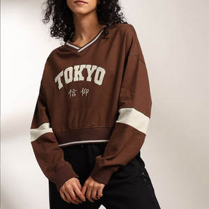 Sudadera de mujer de precio bajo de tela cálida pura, nuevo logotipo personalizado impreso, sudadera de mujer con aspecto elegante - Product Image 1