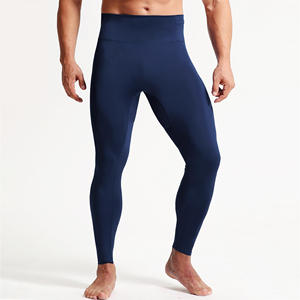 Men's Yoga and Meditation Leggings High Waist Yoga Pants with Anti-Slip Grip Ultra Soft Breathable Elastic Waist Yoga Leggings - Product Image 4