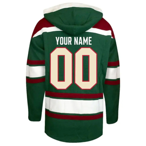 Maillot de hockey sur glace professionnel personnalisé de haute qualité avec capuche, conçu pour les hommes et les femmes, avec équipe personnalisée - Product Image 4