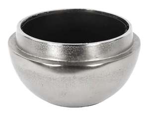 Florero de Metal Grabado con Diseño Floral Moderno, Decoración Elegante con Apariencia Impresionante de Inspiración Vintage - Product Image 1