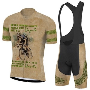 Uniforme de ciclismo con logotipo personalizado para hombre, conjunto de tallas grandes, ropa de equipo de diseño personalizado a la venta - Product Image 3