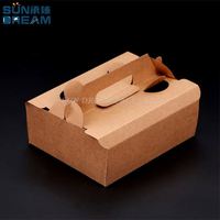 Boîte à emporter pour poulet frit coréen, emballage alimentaire séparé, portable, impression sur place