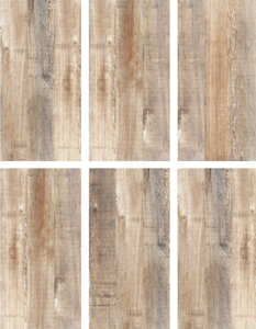 Azulejos de cerámica antideslizante para suelo y pared de 600x1200 con aspecto de madera de cacao para baño interior, apartamento, escuela y almacén - Product Image 2