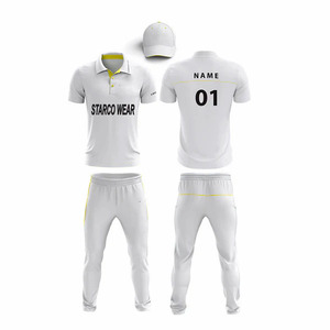 Uniforme de cricket personnalisé 100% à quantité minimale de commande bas pour hommes, nouveau design - Product Image 2