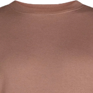 Sweat-shirt d'hiver surdimensionné à col en V pour femme, écologique, coupe-vent, respirant - Polyester/coton polaire, broderie sur le devant - Product Image 2