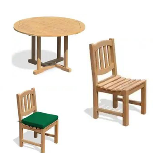 Muebles de restaurante de madera de teca premium de la mejor calidad de Indonesia mesas de diseño moderno sillas para comedor Bar uso Hotel - Product Image 3