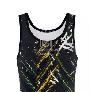 Venta al por mayor de camiseta de lucha libre Parana ropa deportiva adultos Impresión digital por sublimación personalizada - Product Image 5