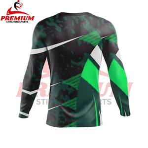 High Demand Breathable Rash Guard Unisex Fitness Gym Long Sleeve <b>Custom</b> <b>Design</b> <b>Compression</b> <b>Shirt</b> Polyester Spandex Sports Top - Product Image 2
