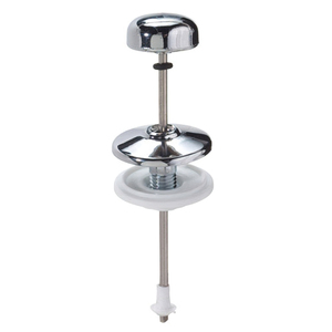 Maniglia per cassetta WC cromata verticale dritta bassa 130 mm. - Product Image 1