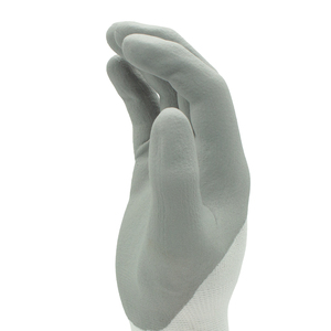 Logo personalizzato comodi guanti da lavoro di sicurezza rivestiti in schiuma di Nitrile 3/4 in Nylon Spandex 15 Gauge per <span class=keywords><strong>lavori</strong></span> raffinati - Product Image 4