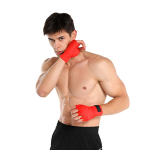 ที่พันมือพร้อมที่ปิดสำหรับออกกำลังกายในยิม,ที่พันมือแบบยืดได้ - Product Image 1