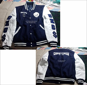 Veste universitaire en laine, veste varsity, veste varsity brodée en simili cuir et laine, veste varsity en pure laine de mouton pour hommes - Product Image 3