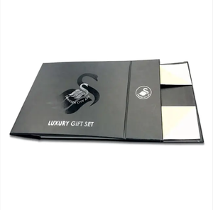 Custom High Quality Large Size <b>Gift</b> Boxes Foldable Magnetic UV Foil Paper Packaging <b>Ribbon</b> Embossed Design Recycled Materials - Product Image 1