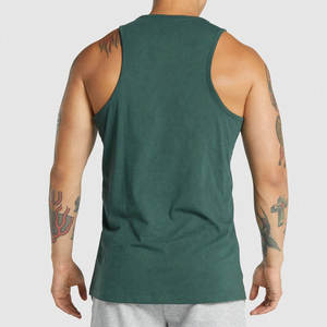 Débardeurs de musculation musculaire pour hommes Débardeur d'entraînement de fitness en coton spandex pour la course à pied Étiquetage personnalisé Fabricant de débardeurs - Product Image 2