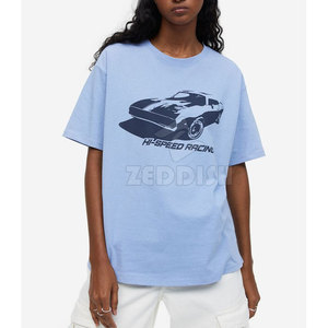 T-shirt pour femme de qualité supérieure, taille personnalisée, respirant, séchage rapide, coton/fibre de bambou, collection été, très populaire - Product Image 2