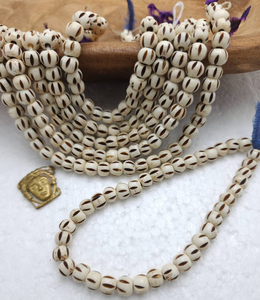 Cuentas de Hueso Talladas a Mano Ecológicas, Diseño Cuadrado Blanco Natural, Accesorios de Joyería, Manualidades, Moda, Z ENTERPRISES - Product Image 1