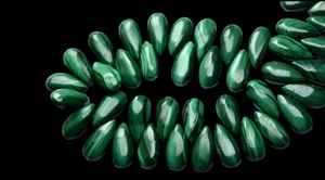 Natural Malachite Cabochon Lot <b>10</b> Pieces Side Drill Gemstones Calibrated Loose Stones for Jewelry Craft - Product Image 5