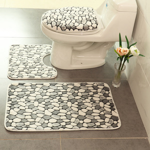 Custom Printed Bath <b>Mat</b> <b>Bathroom</b> Rug <b>Set</b> for <b>Bathroom</b> Non-Slip Shower Curtain Bath <b>Mat</b> - Product Image 2