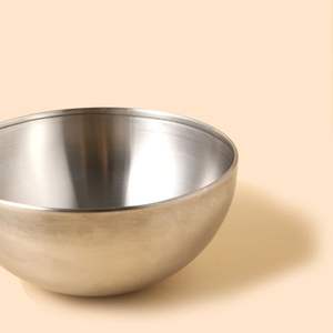 Cuenco para servir comida de forma redonda de calidad de lujo, cuenco de comida de metal de diseño clásico para vajilla, cuenco de comida de mesa - Product Image 2