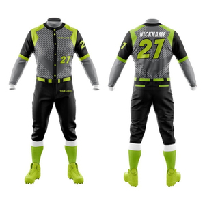 Uniforme de baseball personnalisé avec ensemble complet de prix de gros d'approvisionnement d'usine disponible pour les commandes d'équipe et les événements de club - Product Image 5