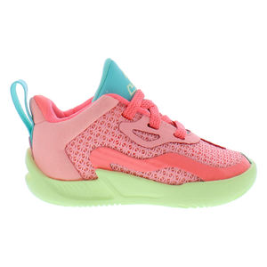 Zapatos Nike Jordan Tatum 1 para bebés/niños pequeños Color: Tinte rosa/Barely Volt 100% auténticos - Product Image 3