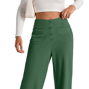 Nouveauté Pantalon femme longueur totale Sport Running Casual Taille haute Sweat femme avec poche Prix bas Pantalon femme - Product Image 6
