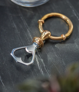 Ouvre-bouteille anneau en or brillant de vente chaude avec logo personnalisé - Product Image 4