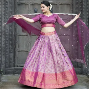 Últimas colecciones readymade Onam Special Lehenga Choli - Product Image 1