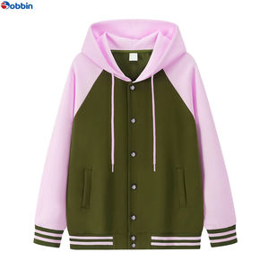 Veste universitaire à capuche pour homme grande taille, tendance, vintage, style américain, baseball, collège, lycée, vente chaude - Product Image 2