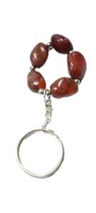 LLavero de cristal de ágata cornalina roja de alta calidad, llavero de piedra caída, llavero de piedra china, regalo para mujer, venta al por mayor - Product Image 4