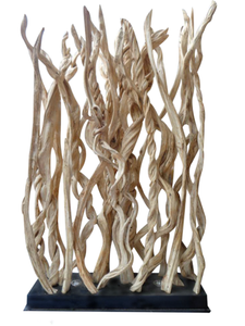 TEak Root Art Deco Multi-Functional Screen & <b>Room</b> <b>Dividers</b> Home Decoration Furniture with Frame Structure - Product Image 1