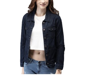 แจ็กเก็ตผ้ายีนส์สำหรับผู้ใหญ่เสื้อแจ็กเก็ตผ้าเดนิมระบายอากาศใส่เล่นกีฬาใส่สบาย - Product Image 1