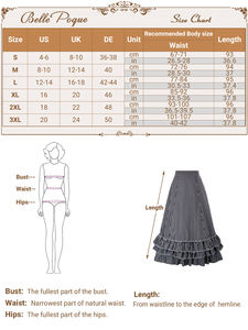 BP Retro Vintage estilo gótico rayas blancas y negras Bustle falda BP000354-1 - Product Image 5