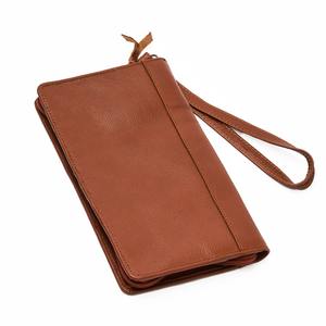 Portefeuille de voyage en cuir Crazy Horse RFID mince personnalisé Porte-passeport RFID Voyage avec fente pour carte de crédit PTH-0091B - Product Image 2