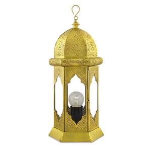 Nordic Design Luxury Outdoor Lantern Unique Style <b>Antique</b> Finish For Wedding Decorative Handcrafted Gold Plated For Caffey Roof - Product Image 2