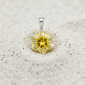 Diamante Cultivado en Laboratorio con Certificación GIA IGI, 1 Quilate, VVS, Amarillo Fantasía, Joyería Fina, Oro, Plata 925, Colgantes y Dijes Solitarios, Regalo - Product Image 2