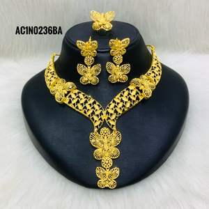 Hot Sale New 24K Gold Plated Necklace Jewelry Design Women's Fashion - Product Image 1