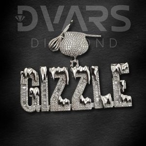 จี้คุณภาพสูงแบบยูนิเซ็กซ์ ผลิตตามสั่ง เงินแท้ 925 ประดับเพชรเลี้ยงในห้องปฏิบัติการ ชุบทองคำขาว โลโก้แบบ Iced Out สไตล์ฮิปฮอป สำหรับงานปาร์ตี้ - Product Image 1