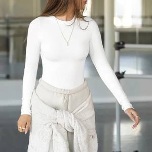 Camiseta de Manga Corta con Cuello Redondo para Mujer, 2025, Alta Calidad, 100% Algodón, Transpirable, con Opción de Diseño Impreso Personalizado - Product Image 4