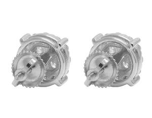 ต่างหูก้อนกลมสุดพิเศษสีทอง10K พร้อมเพชรที่ปลูกในห้องปฏิบัติการเครื่องประดับหรูหราสำหรับผู้ชายและผู้หญิงในโอกาสที่เป็นทางการ - Product Image 4