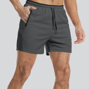 Shorts en maille pour hommes en gros, séchage rapide, respirant, vêtements de sport actifs, nylon, polyester, sport, salle de sport, exportation Bangladesh - Product Image 1